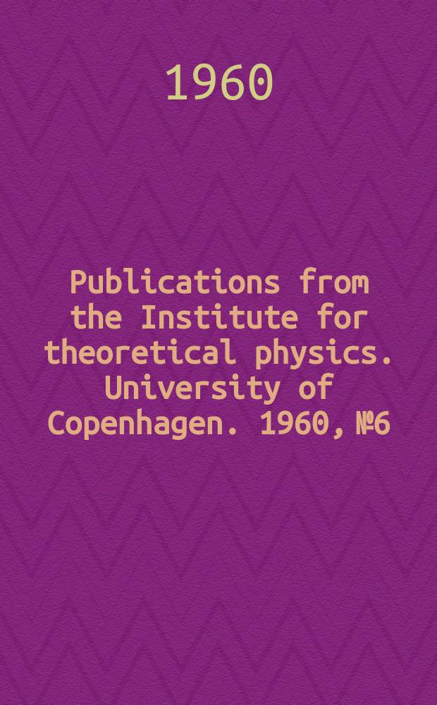 Publications from the Institute for theoretical physics. University of Copenhagen. 1960, №6 : O + States of Sm&sup1;⁵&sup2; and Gd&sup1;⁵&sup2;