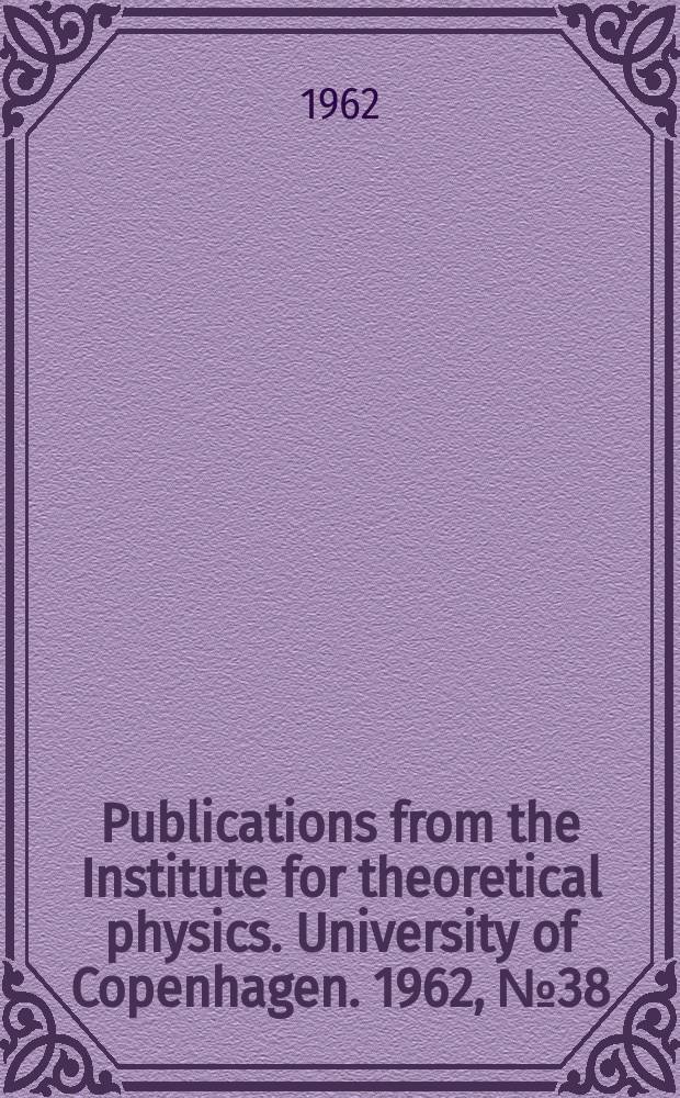 Publications from the Institute for theoretical physics. University of Copenhagen. 1962, №38 : Three-particle excitation in Lu¹⁷⁷