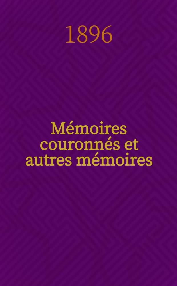 M&eacute;moires couronn&eacute;s et autres m&eacute;moires : Publ. par l'Acad. r. de m&eacute;decine de Belgique. Collection in - 8⁰. T.14, Fasc.5 : Traitement de la pneumonie par la digitoxine