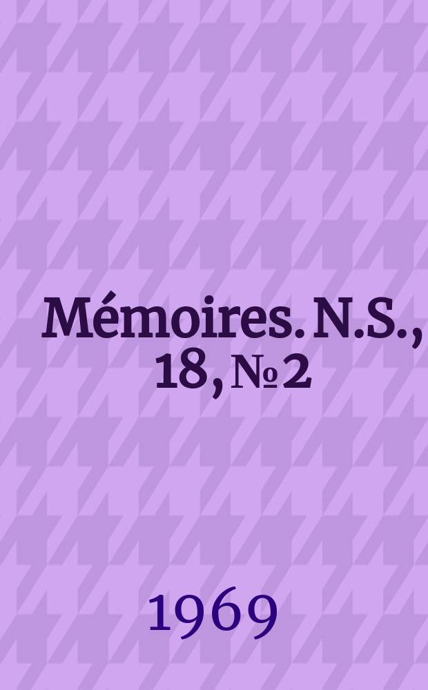 Mémoires. N.S., 18, №2 : La Croix-Rouge du Congo