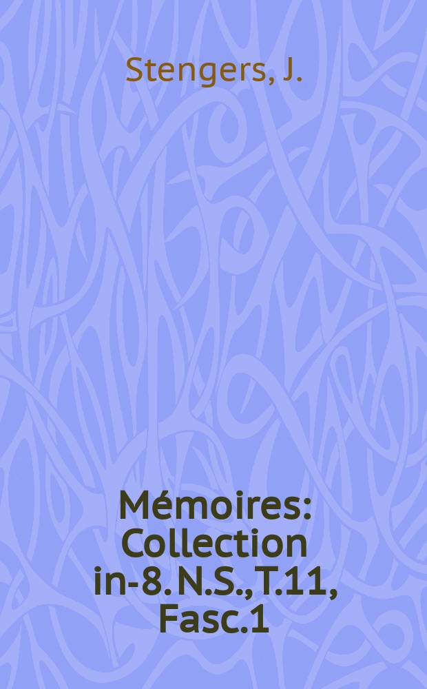 Mémoires : Collection in-8. N.S., T.11, Fasc.1 : Combien le Congo a-t-il coûté à la Belgique?