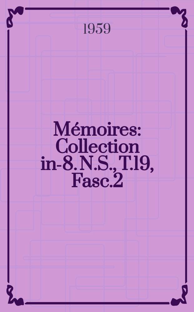 Mémoires : Collection in-8. N.S., T.19, Fasc.2 : La dialectique des Barundi