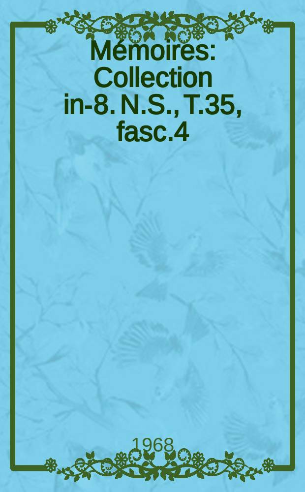 Mémoires : Collection in-8. N.S., [T.]35, [fasc.]4 : Le Problème linguistique en Inde