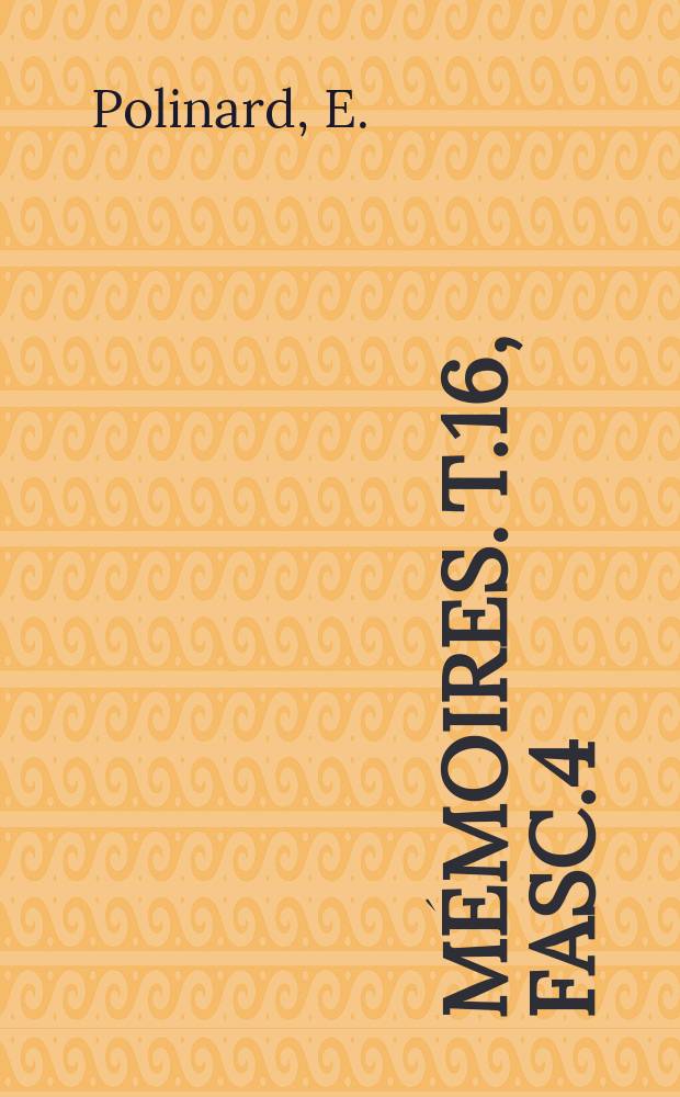 Mémoires. T.16, Fasc.4 : Cristaux de cassitérite du Kivu méridional et du Maniema