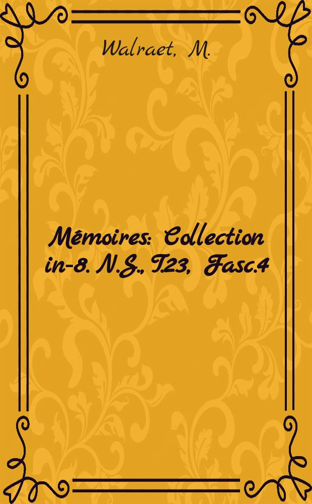 M&eacute;moires : Collection in-8. N.S., T.23, Fasc.4 : Bibliographie du Katanga