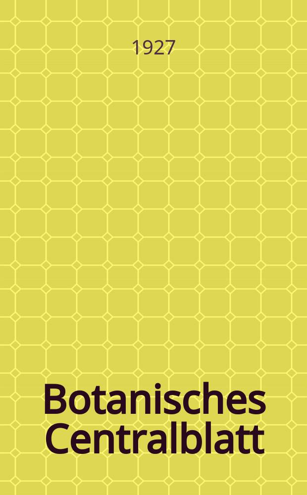 Botanisches Centralblatt : Referirendes Organ der Association internationale des Botanistes für das Gesamtgebiet der Botanik. Bd.9(151), Указатель