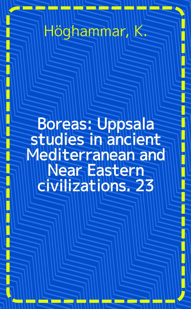 Boreas : Uppsala studies in ancient Mediterranean and Near Eastern civilizations. 23 : Sculpture and society