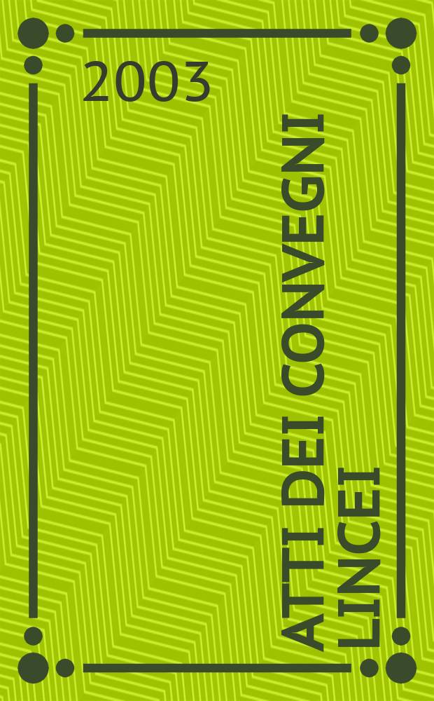 Atti dei convegni Lincei : Accettabilità delle acque per usi civili e agricoli