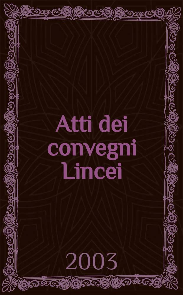 Atti dei convegni Lincei : L'Uso dell'acqua per lo sviluppo