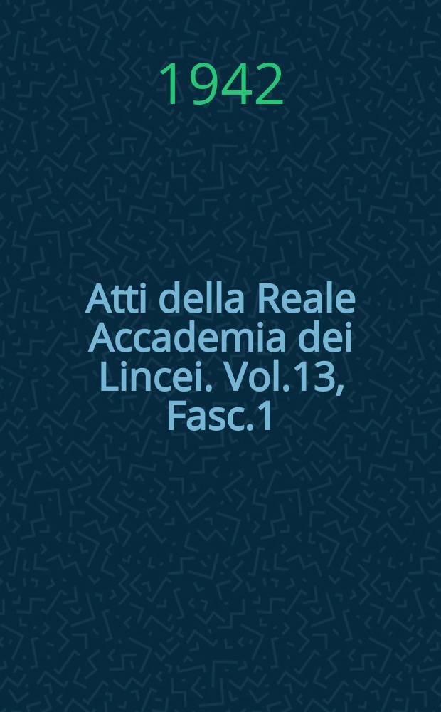 Atti della Reale Accademia dei Lincei. Vol.13, Fasc.1 : Le stelle nuove