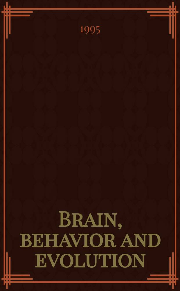 Brain, behavior and evolution : Offic. organ of the J.B. Johnston club. Vol.46, №3 : Mauthner cells and their auditory interactions