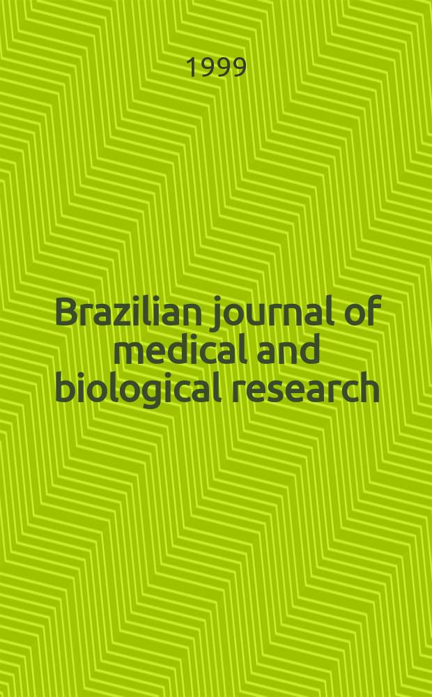 Brazilian journal of medical and biological research : Publ. quart. by the Assoc. brasil. de divulgaçoci(ABDC). Vol.32, №5 : Brazilian symposium on extracellular matrix(5; 1998; Angra dos Reis)