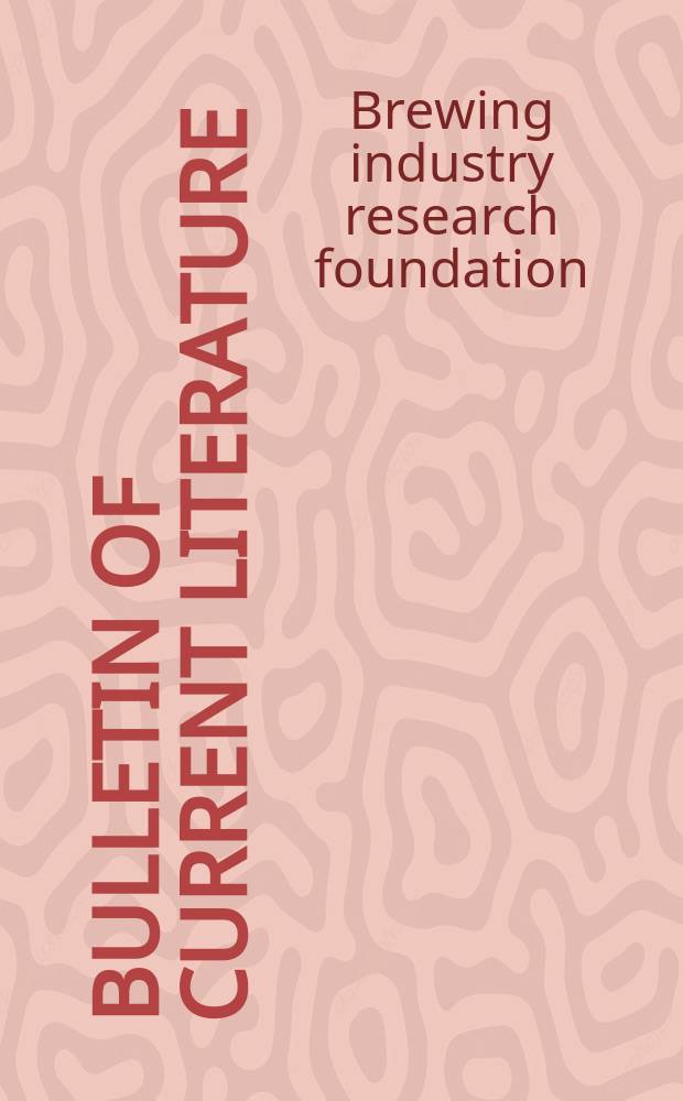 Bulletin of current literature