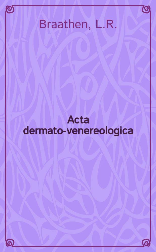 Acta dermato-venereologica : Psoriasis in Norway