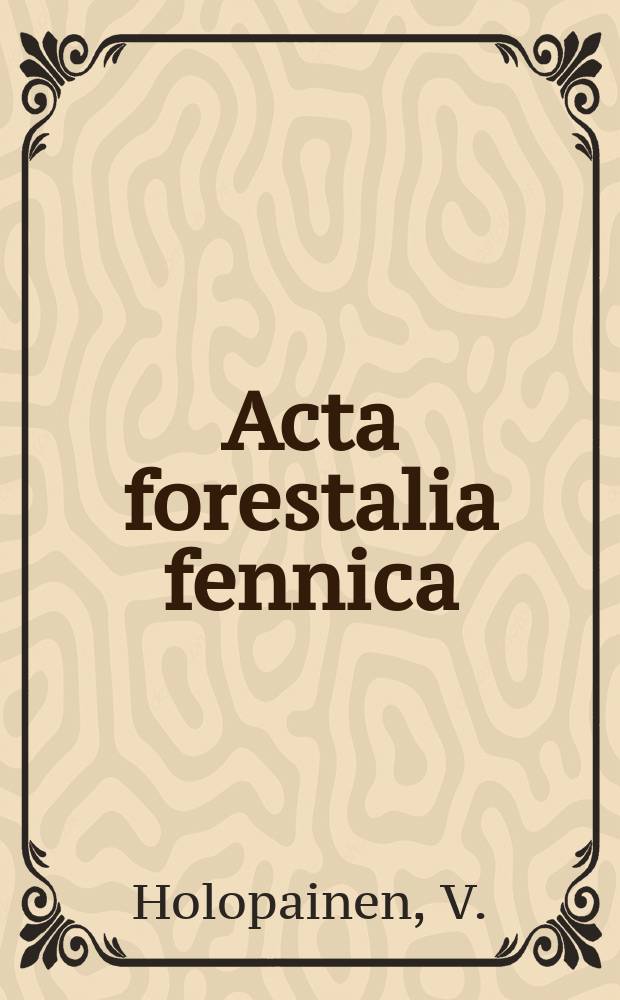 Acta forestalia fennica : Arbeiten den Forstwissenschaftlichen Gesellschaft in Finnland. 73, 2 : Central marketing of cellulose with particular reference to brand policy