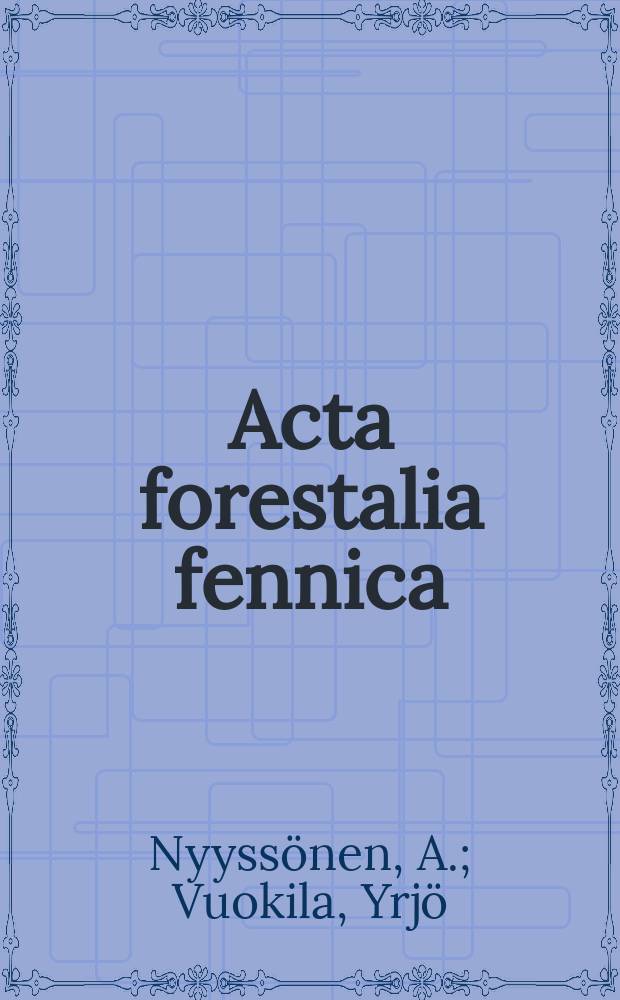 Acta forestalia fennica : Arbeiten den Forstwissenschaftlichen Gesellschaft in Finnland. 75, 2 : The effect of stratification on the number of sample plots of different sizes