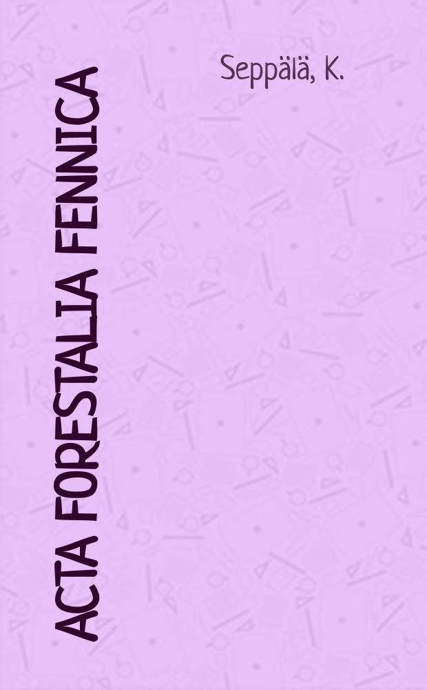 Acta forestalia fennica : Arbeiten den Forstwissenschaftlichen Gesellschaft in Finnland. Vol.93 : Kuusen ja männyn kasvun kehitys ojitetuilla turvemailla