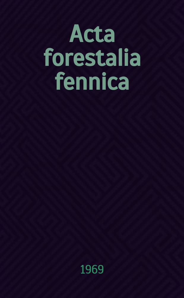 Acta forestalia fennica : Arbeiten den Forstwissenschaftlichen Gesellschaft in Finnland. Vol.94 : Biological activity in some natural and drained peat soils with special reference to oxidation reduction conditions