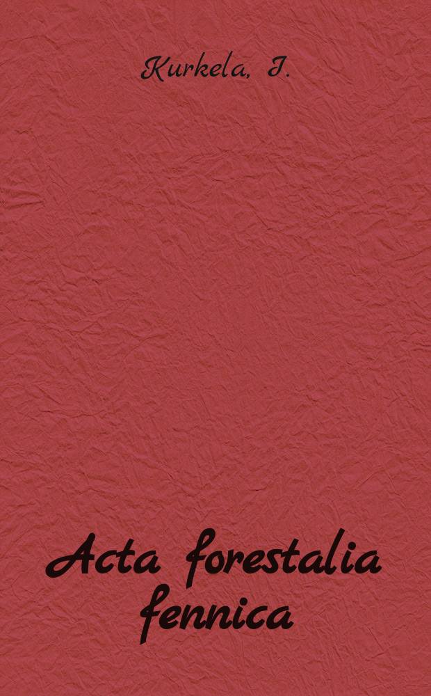 Acta forestalia fennica : Arbeiten den Forstwissenschaftlichen Gesellschaft in Finnland. Vol.101 : Antagonism of healthy and diseased ericaceous plants to snow blight on Scots pine