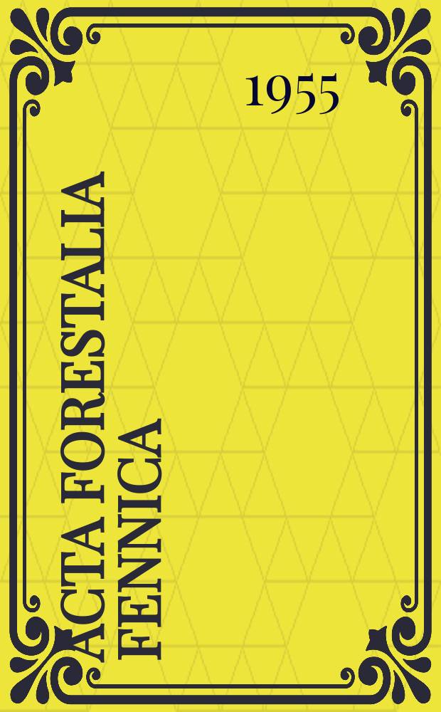 Acta forestalia fennica : Arbeiten den Forstwissenschaftlichen Gesellschaft in Finnland. 62, 4 : The development of spruce forest on raw humus sites in Northern Finland and its ecology