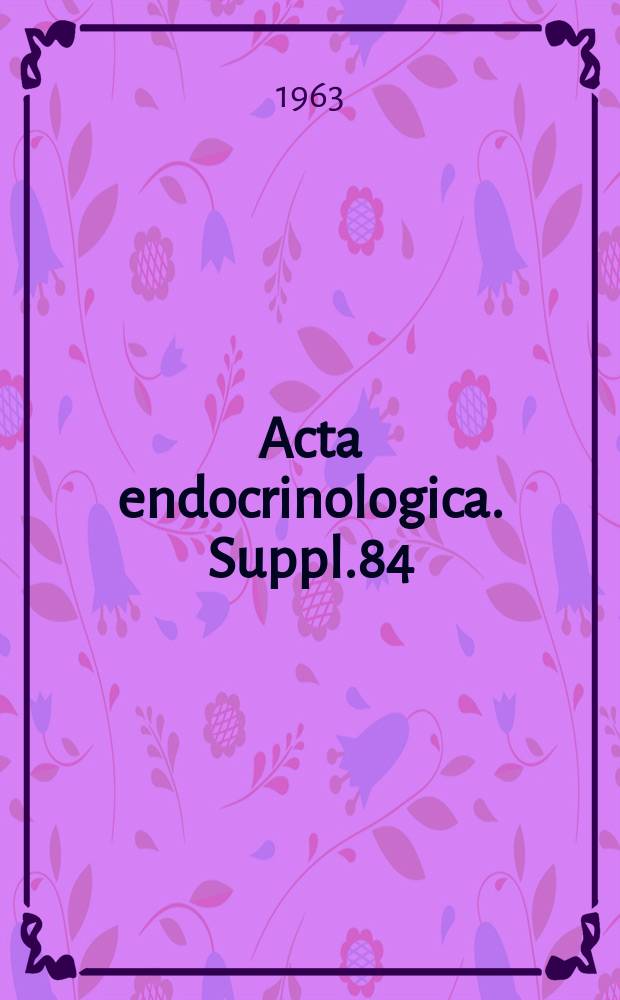 Acta endocrinologica. Suppl.84 : Die Wirkung von Choriongonadotropin auf den Steroidhormon-Stoffwechel des Kindes
