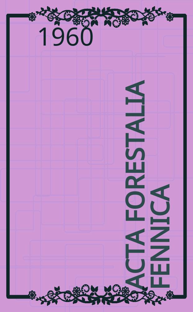 Acta forestalia fennica : Arbeiten den Forstwissenschaftlichen Gesellschaft in Finnland. 71, 2 : Turpeen maatuneisuuden m&auml;&auml;ritt&auml;misest&auml;