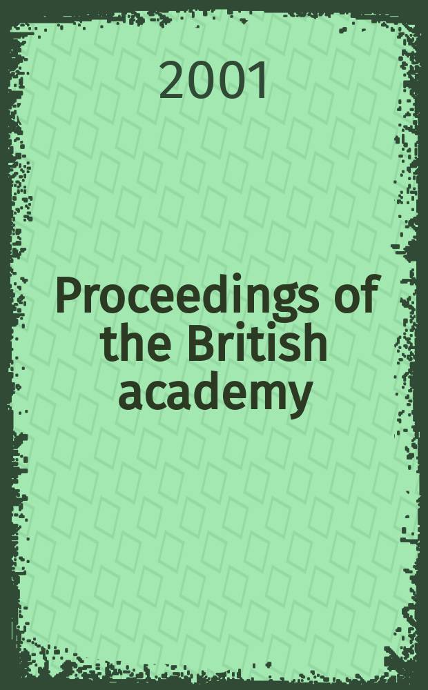 Proceedings of the British academy : Provincial towns in early modern England and Ireland
