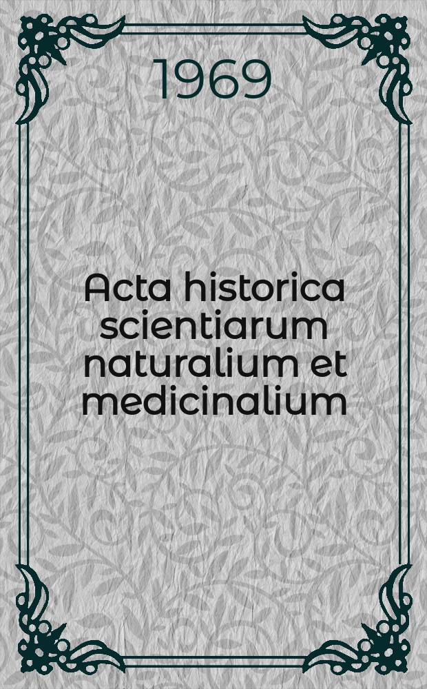 Acta historica scientiarum naturalium et medicinalium : Ed. Bibliotheca universitatis Hauniensis. Vol.20 : Geological papers