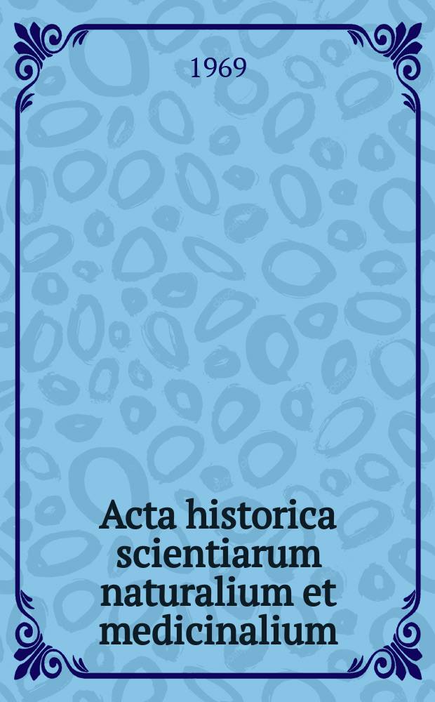 Acta historica scientiarum naturalium et medicinalium : Ed. Bibliotheca universitatis Hauniensis. Vol.21 : Die ornithologische Korrespondenz