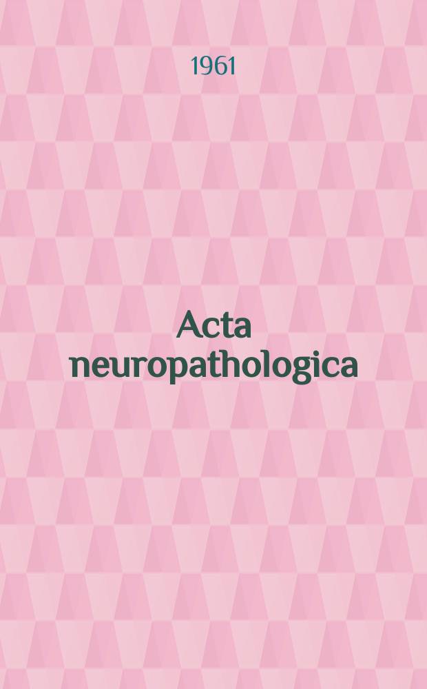 Acta neuropathologica
