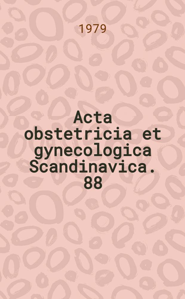 Acta obstetricia et gynecologica Scandinavica. 88 : New leads on hormonal contraception and hormone therapy of the climacteric and menopause