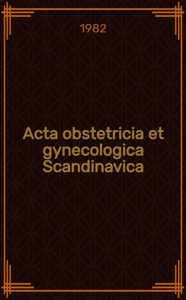 Acta obstetricia et gynecologica Scandinavica : Management of the female climacteric