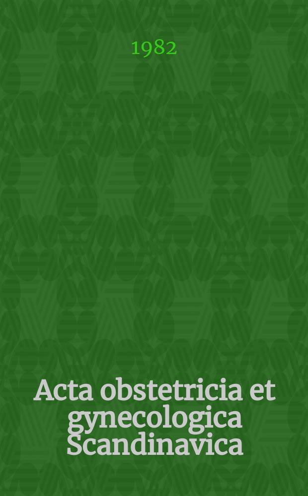 Acta obstetricia et gynecologica Scandinavica : Estrogen replacement therapy after the menopause