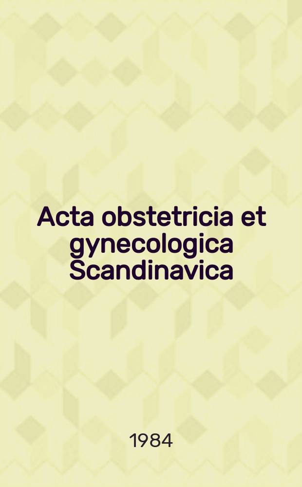 Acta obstetricia et gynecologica Scandinavica : Diabetes and pregnancy