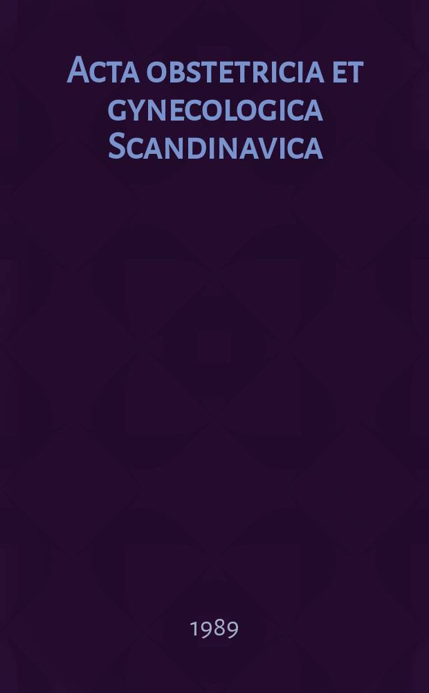 Acta obstetricia et gynecologica Scandinavica : Meet the experts-antiprogestins