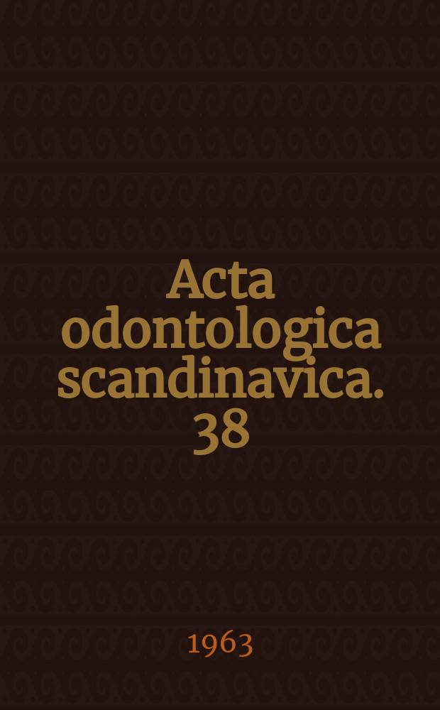 Acta odontologica scandinavica. 38 : Dental anomalies in harelip and cleft palate