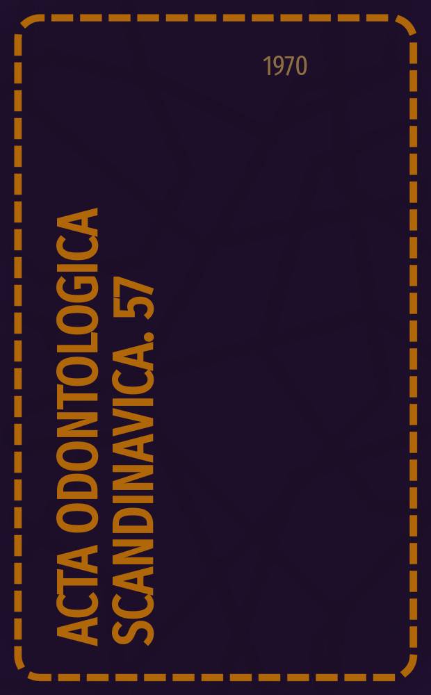 Acta odontologica scandinavica. 57 : Craniofacial morphology in congenital clefts of ...