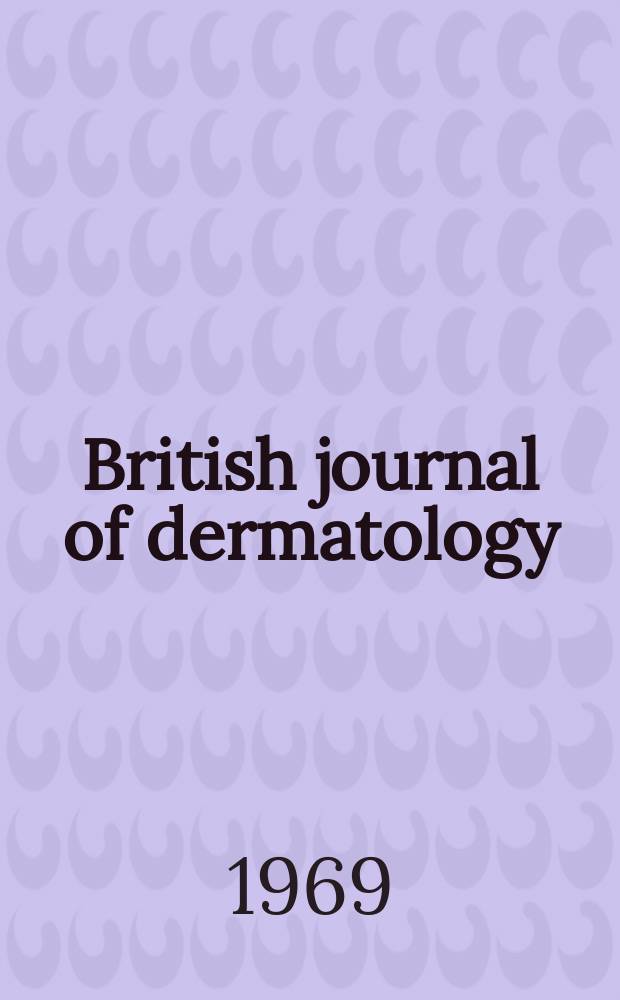 British journal of dermatology : Offic. organ of the British assoc. of dermatology. №4 : Transport through the skin