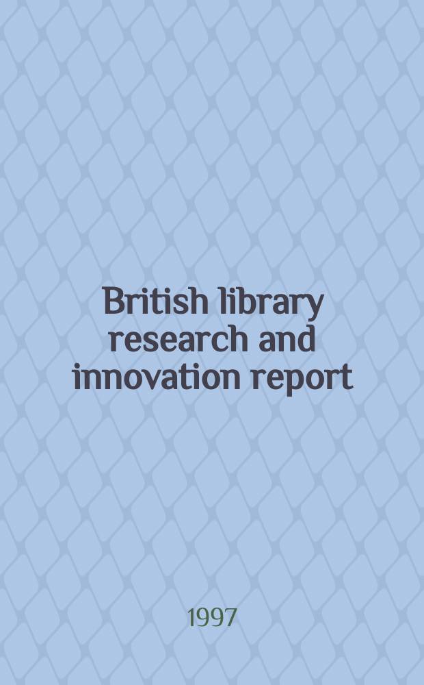 British library research and innovation report