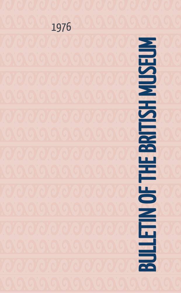 Bulletin of the British museum (Natural history). Vol.5, №1 : Francis Day ...