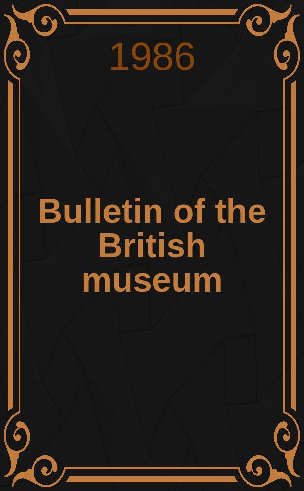 Bulletin of the British museum (Natural history). Vol.11 : Catalogue of the natural history drawings commissioned by Joseph Banks ...