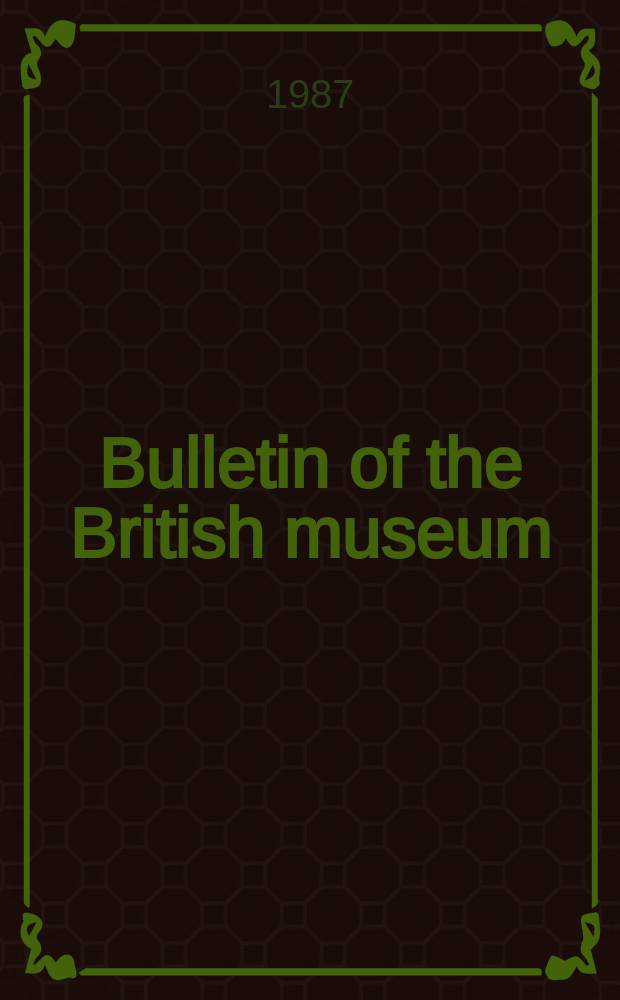 Bulletin of the British museum (Natural history). Vol.14, №1 : Darwin's insects