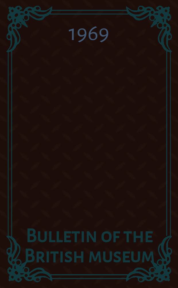 Bulletin of the British museum (Natural history). Vol.3, №7 : The reeves collection of Chinese fish drawings