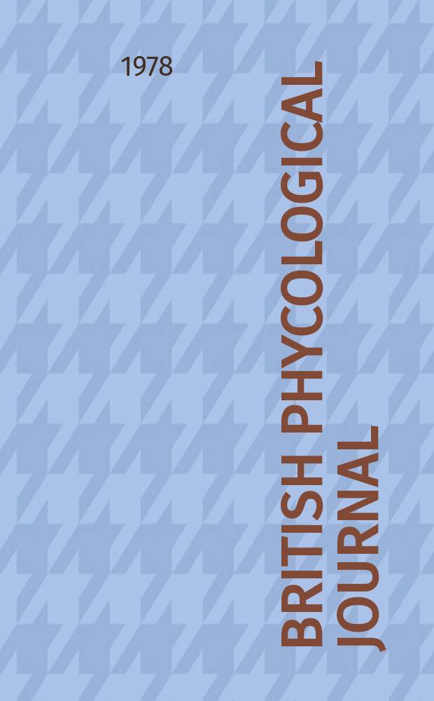 British phycological journal