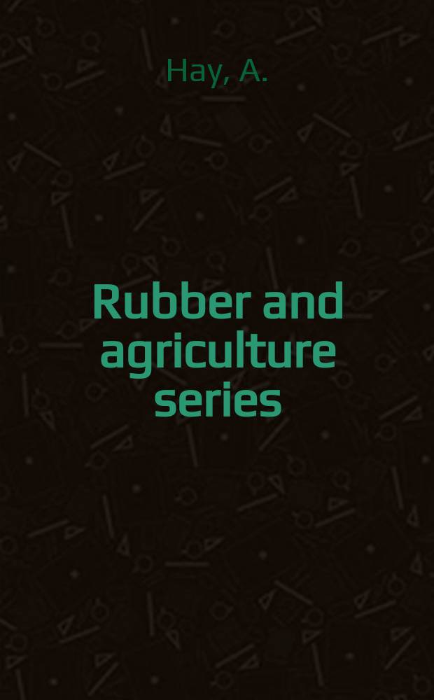 Rubber and agriculture series : bulletin. №2 : Pneumatic equipment for horse drawn vehides