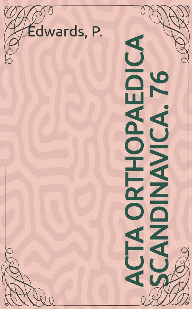 Acta orthopaedica Scandinavica. 76 : Fracture of the shaft of the tibia: 492 consecutive cases in adults