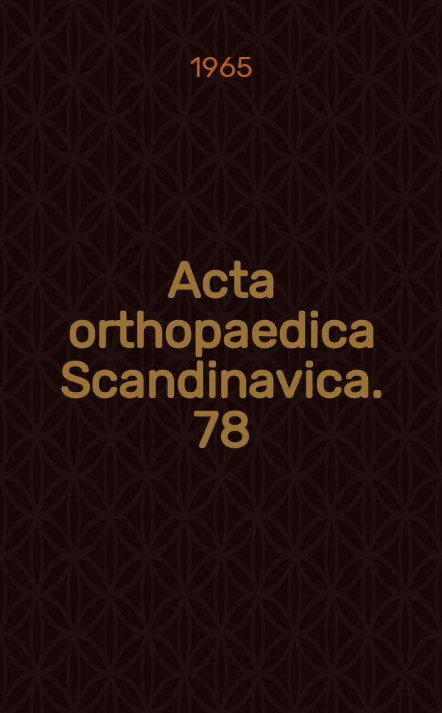 Acta orthopaedica Scandinavica. 78 : Stable calcium isotopes as tracers in studies of mineral metabolism
