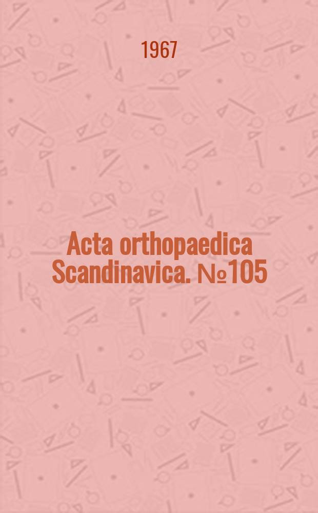 Acta orthopaedica Scandinavica. №105 : Deformation of vertebrae in experimental...