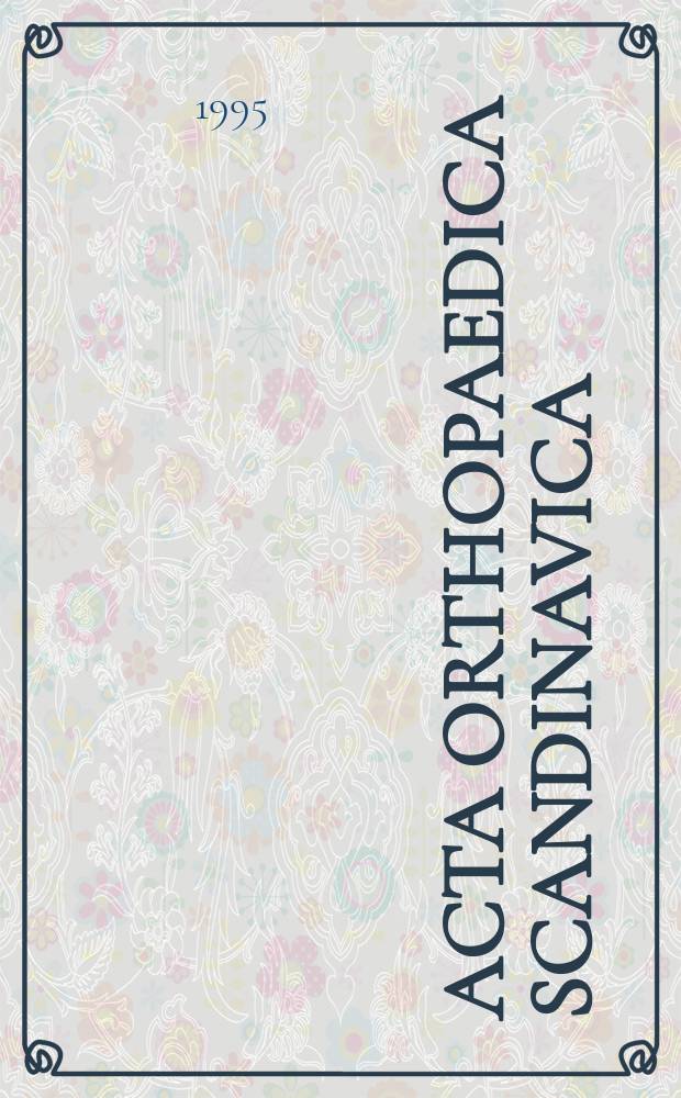 Acta orthopaedica Scandinavica : Molecular markets for joint and skeletal diseases
