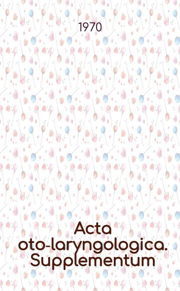 Acta oto-laryngologica. Supplementum : Bacteriological studies on exudative otitis media occurring in six communities of Alaskan natives